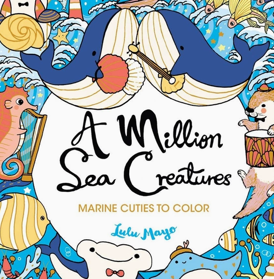 A Million Sea Creatures Coloring Book