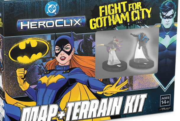 DC HEROCLIX: FIGHT FOR GOTHAM CITY MAP AND TERRAIN KIT