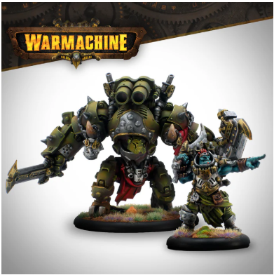 Warmachine: Southern Kriels Kithguard Journeyman & Ramhead