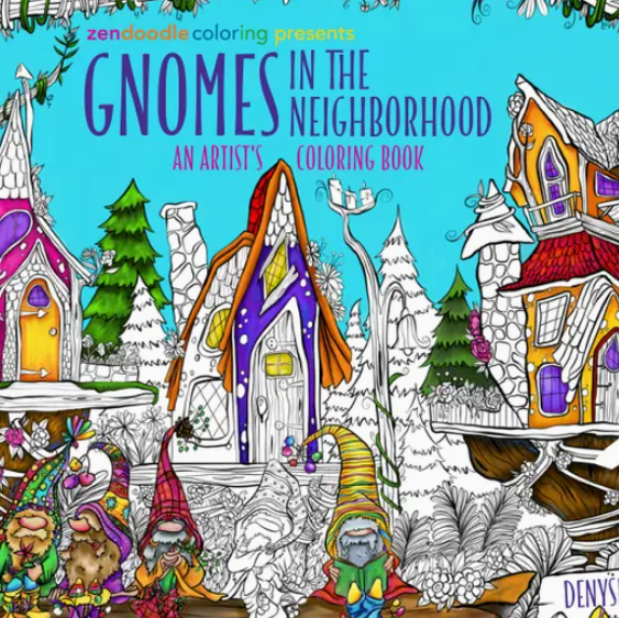 Zendoodle Coloring: Gnomes Artist's Book