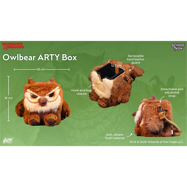 GATHERERS' TAVERN: DUNGEONS AND DRAGONS: ARTY BOX: OWLBEAR