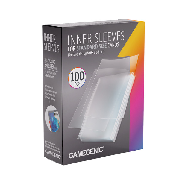Inner Sleeves 64x89 for Standard Size Cards