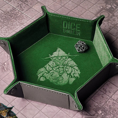 Dice Goblin Hexagon Snap Folding Dice Tray