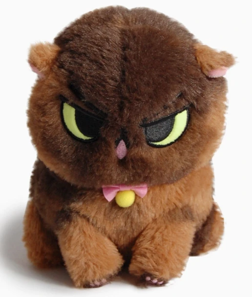 Angry Cat Plush- Tortoiseshell Tortie