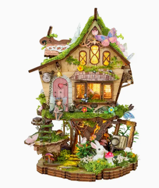 Diy Miniature House Kit: Fairytale Treehouse