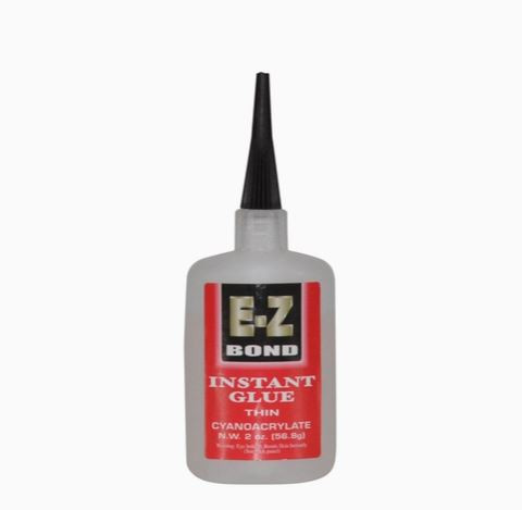 E-Z Bond Thin Premium Cyanoacrylate Instant Glue, 5 Cps