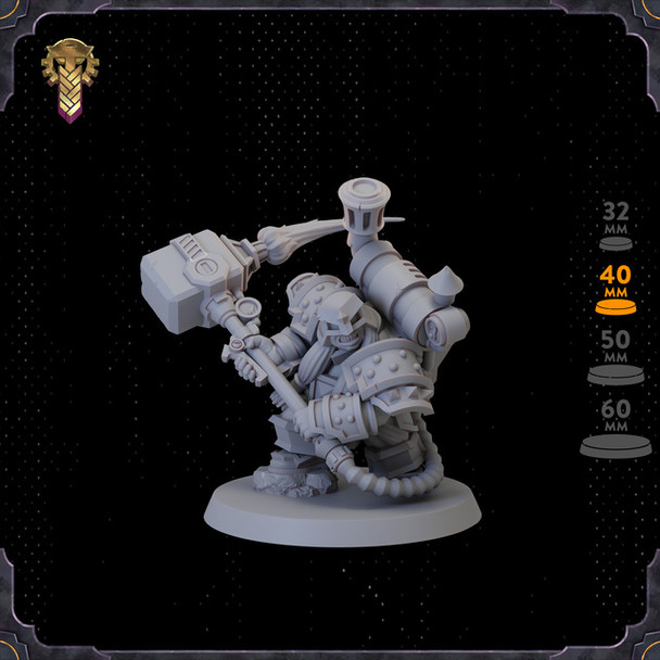 (PRE-ORDER) Iron Guard Hero - Alt Sculpt Weldmonger (Kickstarter Exclusive)