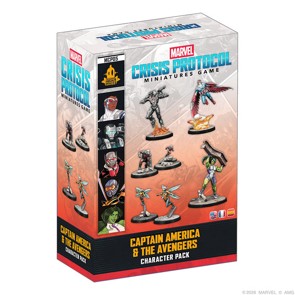 Marvel: Crisis Protocol – Captain America & The Avengers Character Pack