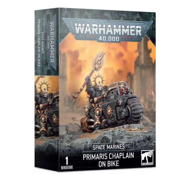 Space Marines Primaris Chaplain on Bike