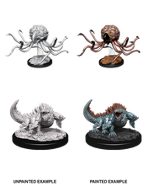 Dungeons & Dragons Nolzur`s Marvelous Unpainted Miniatures: Basilisk & Grell 