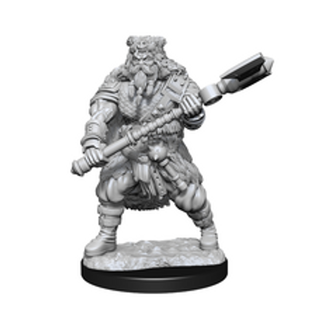 Human Barbarian Male Dungeons & Dragons Nolzur`s Marvelous Unpainted Miniatures