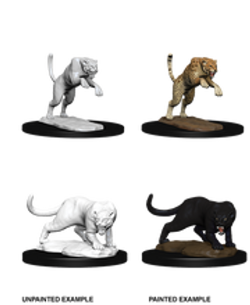 Dungeons & Dragons Nolzur`s Marvelous Unpainted Miniatures:Panther & Leopard