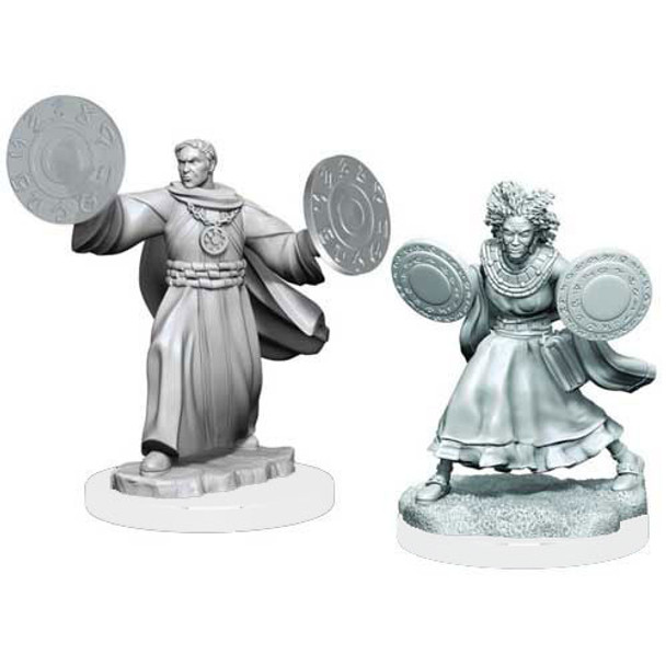 Critical Role Unpainted Miniature: Human Graviturgy and Chronurgy Wizards