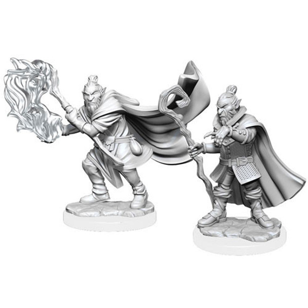 Critical Role: Unpainted Miniatures: Hobgoblin Wizard and Druid