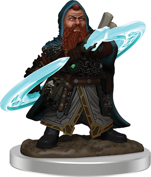 Pathfinder Battles Male Dwarf Sorcerer