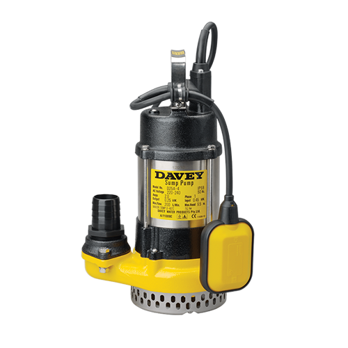 Davey D25A Automatic Sump Pump (Flow 220 LPM) Davey D25A Automatic Sump Pump (Flow 220 LPM)