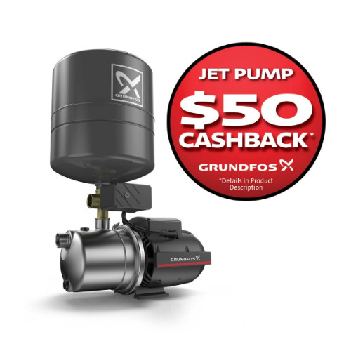 Grundfos JP3-42-PTV Self Priming Jet Pump (Flow 57 LPM) Grundfos JP3-42-PTV Self Priming Jet Pump (Flow 57 LPM)