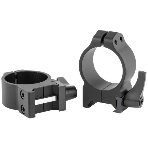 Warne Maxima QD 30mm Medium Steel Scope Rings with Quick Detach Lever System