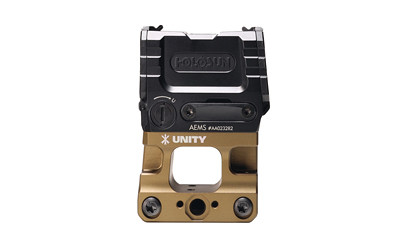 Unity Tactical FAST AEMS Flat Dark Earth Mount - Quick Sight Picture with 2.26-Inch Optical Centerline Height