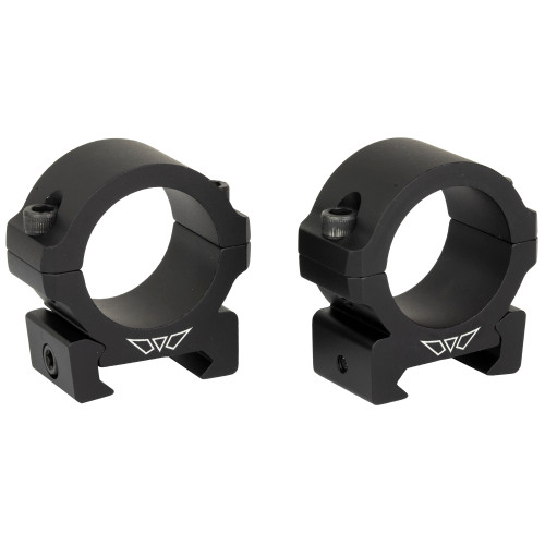 Warne Vapor Horizontal Scope Rings * 1 Inch Low Mount for Precise Rifle Mounting