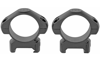 Konus Medium 30mm Steel Ring Mounts for Rifle Scopes - Matte Black