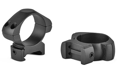 Konus High 30mm Steel Ring Mounts - Matte Black for Precision Optics