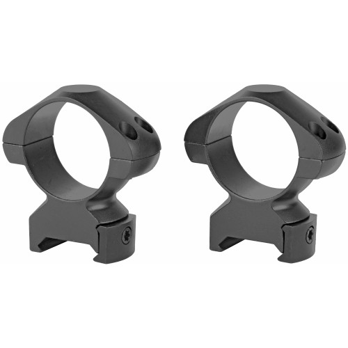 Konus High 30mm Steel Ring Mounts - Matte Black for Precision Optics