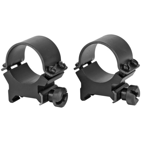Weaver Sure Grip 1 High Matte Black Scope Rings (Part #49164)