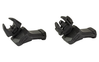 F.A.B. Defense Off Set Flip Up Sights for Tactical Rifles - Black