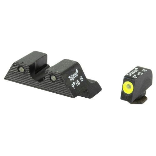 Trijicon HD XR Night Sight for Glock 9mm and .40 Caliber Pistols, Yellow Front
