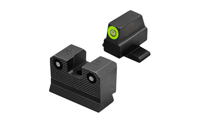 XS Sights R3D 2.0 Night Sights for Sig P320, P365, P226, P229, Springfield XD(M), HellCat, FN 509 * Suppressor Height Green