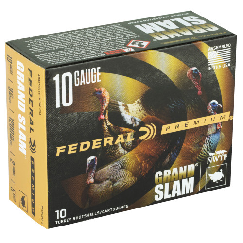 Federal Premium Grand Slam 10 Gauge 3.5 inch #5 Shotshell * 2 oz, 50 Rounds