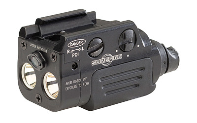 Surefire XR2-A-RD Pistol Mounted Light with Red Laser - 600 Lumens, Rechargeable Battery, Black