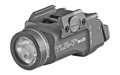 Streamlight TLR-7X Sub Weapon-Mounted Tactical Light for 1913 Rails, Black