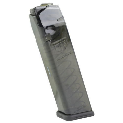 Elite Tactical Systems Group SMK-GLK-20-20 20-Round 10mm Magazine in Carbon Smoke Elite Tactical Systems Group SMK-GLK-20-20 20-Round 10mm Magazine in Carbon Smoke