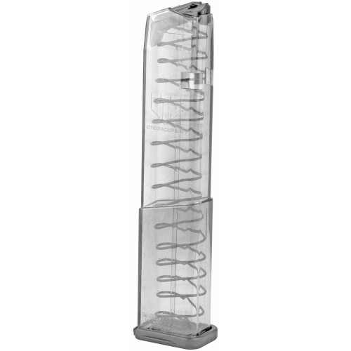 Elite Tactical Systems Group GLK-43X 9mm 19-Round Clear Magazine Elite Tactical Systems Group GLK-43X 9mm 19-Round Clear Magazine