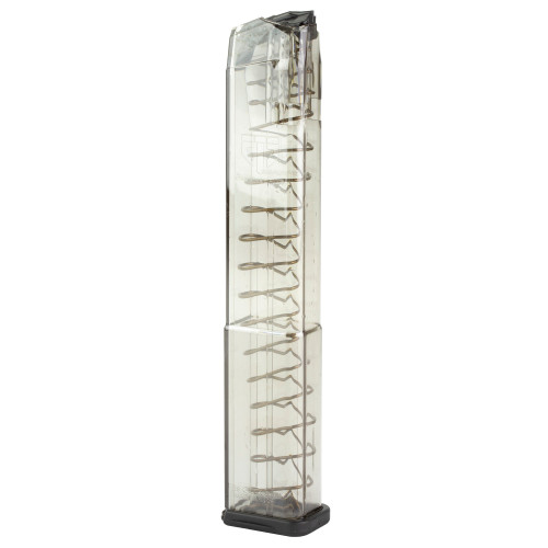 Elite Tactical Systems Group ETS Mag for Glock 17/19 9mm 32 Round G2 Clear