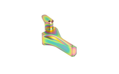 True Precision TP-365 Flat Trigger for Sig P365 and P365XL with Spectrum Rainbow PVD Finish