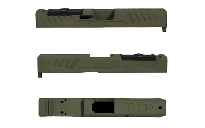 Grey Ghost Precision GGP-19-5-OC-ODG-V5 Olive Drab Green Slide for Glock 19 Gen 5 with RMR Mount