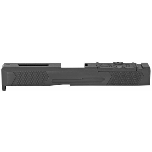 Grey Ghost Precision GGP-19-3-OC-V4 Stripped Slide for Glock 19 Gen 3 - Black