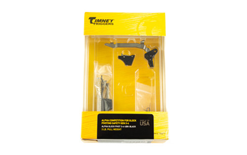 Timney Triggers Alpha Glock Series Pivot for Gen 3-4 * Ultimate Builder's Kit in Black