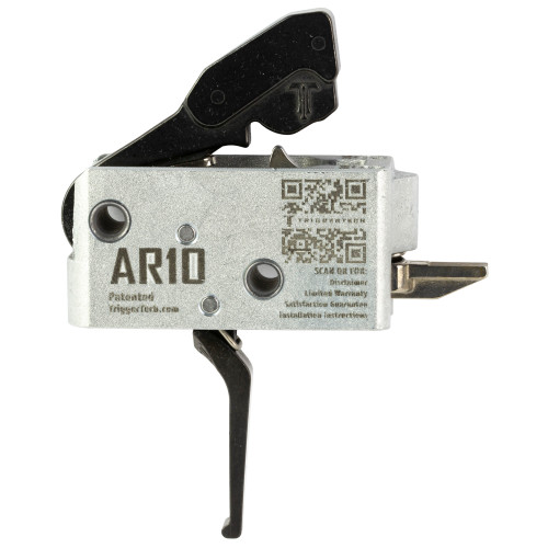 TriggerTech AR10 Duty Flat Trigger - 3.5 lb Pull Weight for Enhanced Reliability and Performance