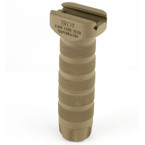 TROY Industries Modular Aluminum Combat Grip FDE * Vertical Foregrip for Picatinny Rails