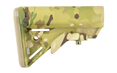 B5 Systems Bravo Stock Mil-Spec MultiCam * Lightweight, Compact Rifle Buttstock with Enhanced Features