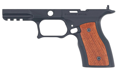 Sharps Bros. SBGM16 Echelon 9mm Grip Module with Brazilian Cherry Panels - Black