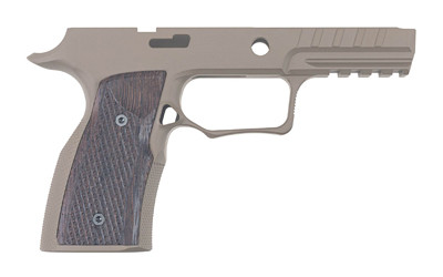 Sharps Bros. P320 Grip Module with Wenge Grip Panels in Flat Dark Earth - Model SBGM12