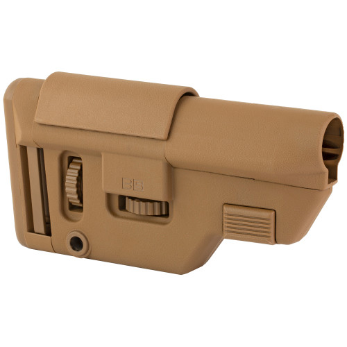 B5 Systems Collapsible Precision Stock Short Coyote - Adjustable Milspec Rifle Stock