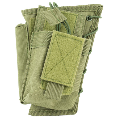 NcSTAR Stock Riser with Mag Pouch for Rifles in Green * Model CVSRMP2925G
