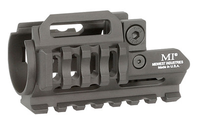 Midwest Industries MP5K Tri-Rail Handguard - Lightweight Free Float Design in Black