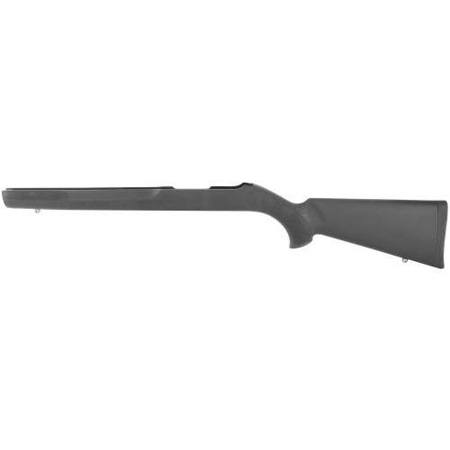 Hogue Overmolded Rubber Stock for Ruger 10/22 Long Rifle - Full Size, Black (Part #22010)